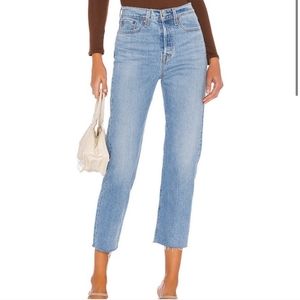 Levi's WEDGIE Premium High Rise Waisted Blue Denim Jeans